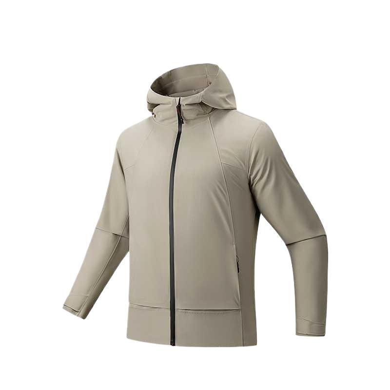 

Anta Comfortable Long Sleeve Zipper Waterproof Jacket Men outerwear 152546611-3 S