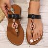 Fashion 2025 The Summer Sandals Women Fashion Casual and Comfortable and Comfortable Beach Outdoor Flip Flop Sandals Ladies Flat Shoes