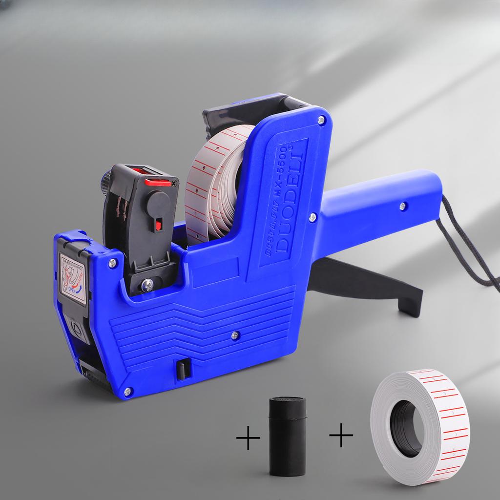 Price tag Gun with Labels Kit Label Maker Numerical Pricing Gun Kit for Office Retail Shop Grocery Store Organization Marking