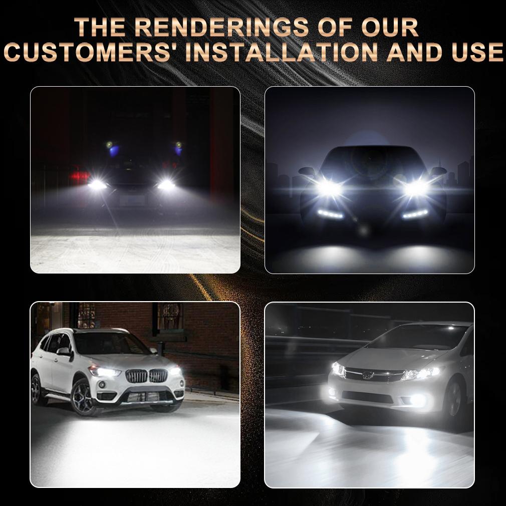 2 buc Becuri LED H3 Canbus Fără Ventil Fază Lungă 6500K Alb Mașină LED Far de Ceață Lampă de Condus DRL Fără Ventil 12V Design Mini