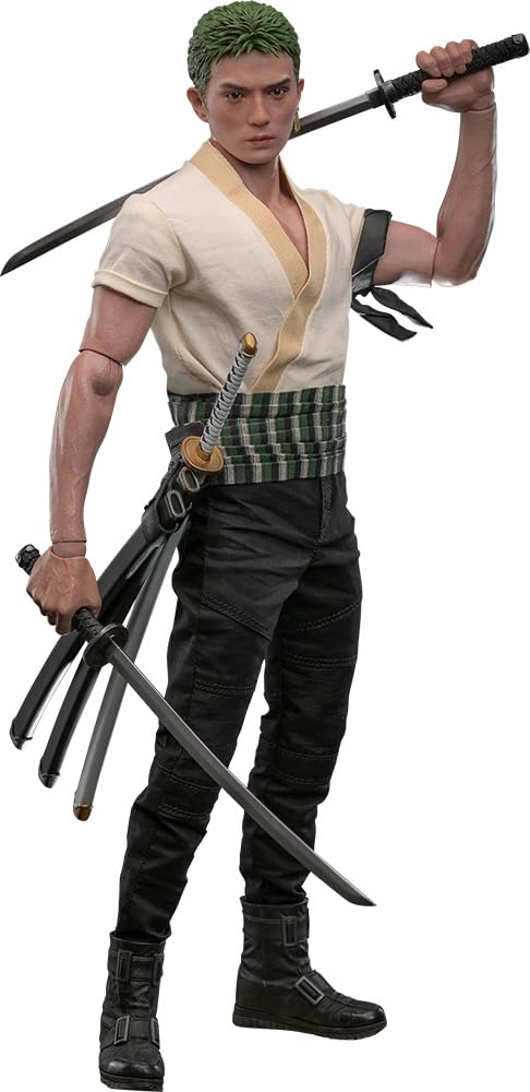 

Hot Toys TV Masterpiece ONE PIECE Roronoa Zoro Scale Figure (Netflix) 1/6 зелёный