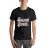 Second Grade Teacher Retro Vintage 2nd Grade Teacher Team Tshirt summer top graphics plus size tops t shirts men