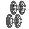 4PCS 15 Inch Wheel   Cover Hub S Clip On Stylish ABS Wheel Hub Cover Replacement for   208