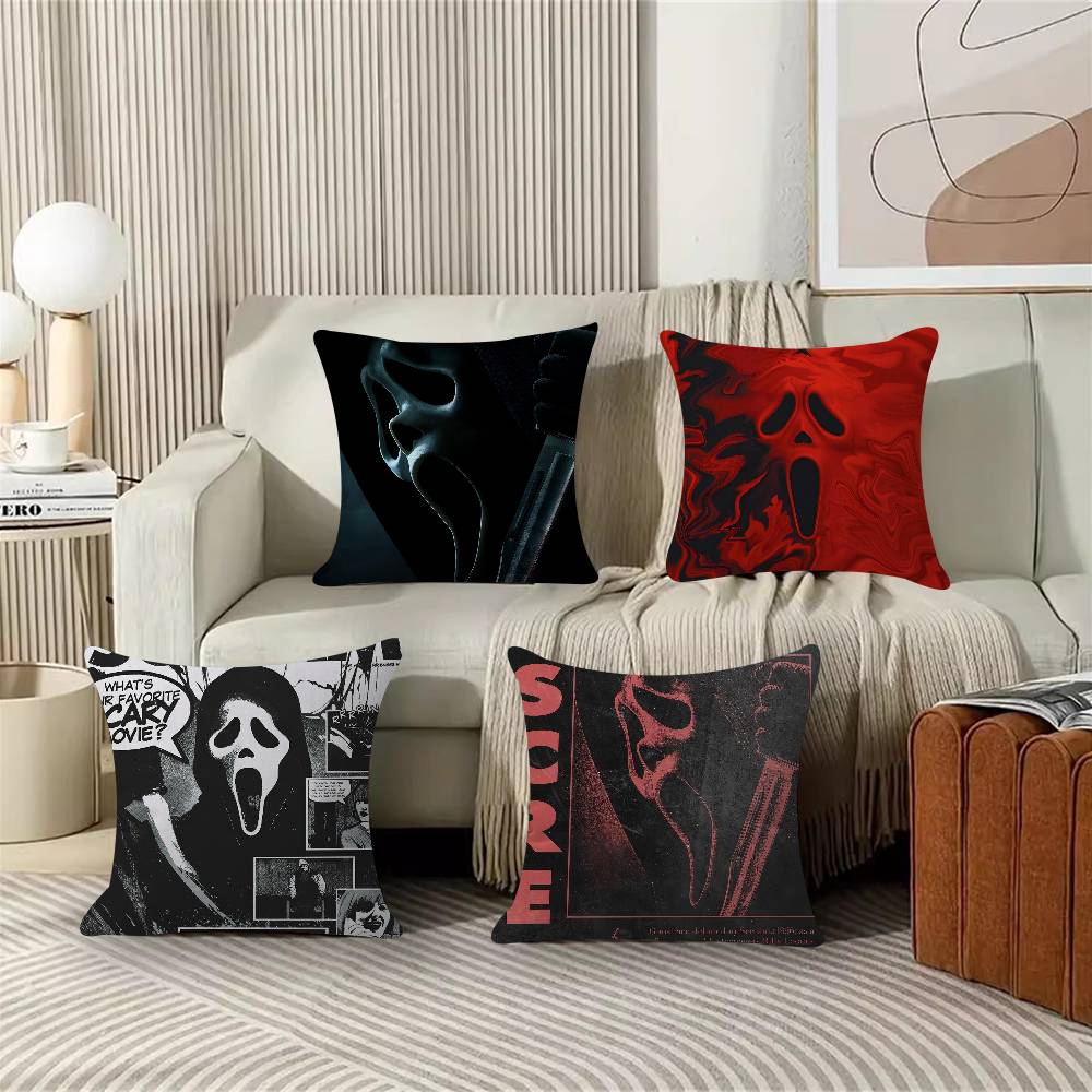 Horror Movie Scream Pillow Cover For Bedroom Room And Living Room Sofa Decorative Cushion Cover