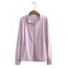 Summer Plus Size Women's Hooded Sun Protection Cardigan - Long Sleeve Versatile Jacket