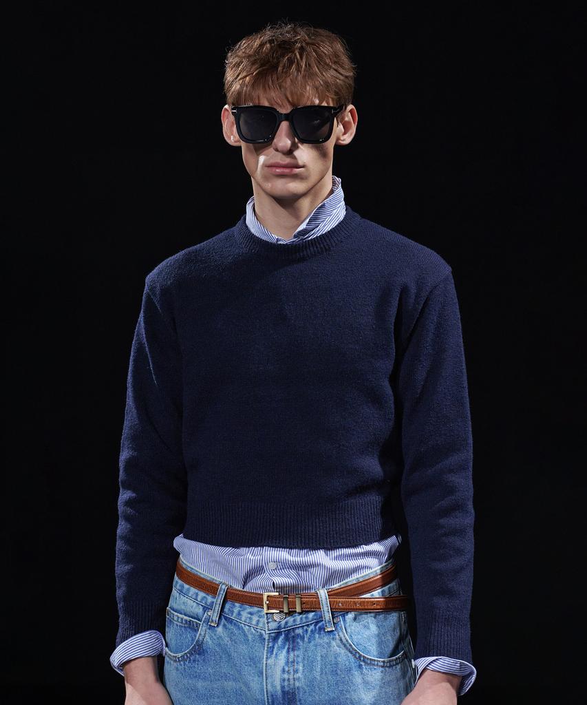 TAKEASY [Dmd] Core Mn Knit - Navy