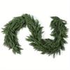 Extra Long Christmas Home Pine Vine Wreath with Soft Touch Greenery, Suitable for Holiday Decorations, Halloween, Thanksgiving