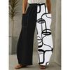 Women's Fall And Winter Pants Exquisite Three-dimensional Abstract Human Face Printing Pants Casual Versatile Street Pants