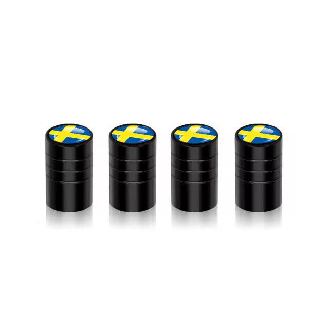 4Pcs Tyre Valve Cover Metal Car Tire Wheel Stem Air Valve Cap for Volvo XC40 XC60 XC90 C30 C70 S60 V50 V60 V70 Auto Accessoories