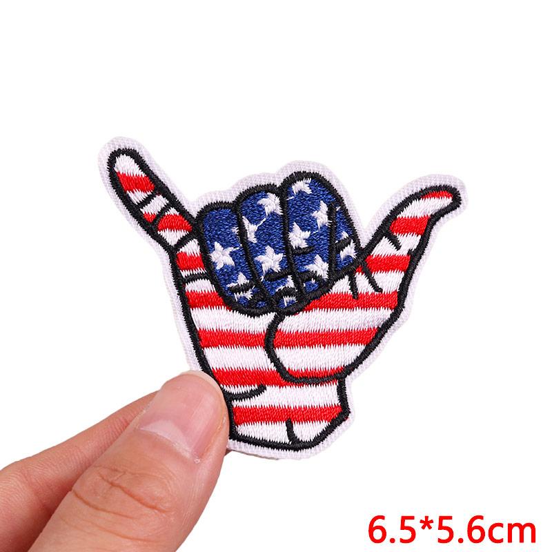 New America's 250th Anniversary Embroidered Patches DIY Iron On Patches For Clothing Statue Of Liberty Flag Eagle Patch Armband