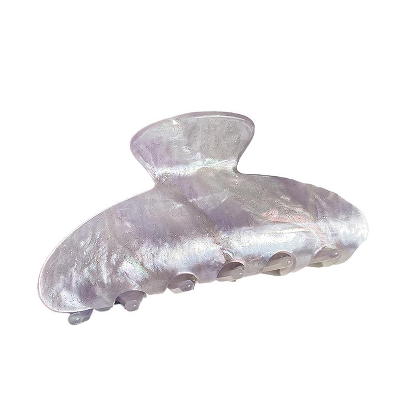 Neue Koreanische Acryl-Haarklammern für Damen, Jelly-Farben Mode Haarfänger, Rutschfeste Große Haifischklammern