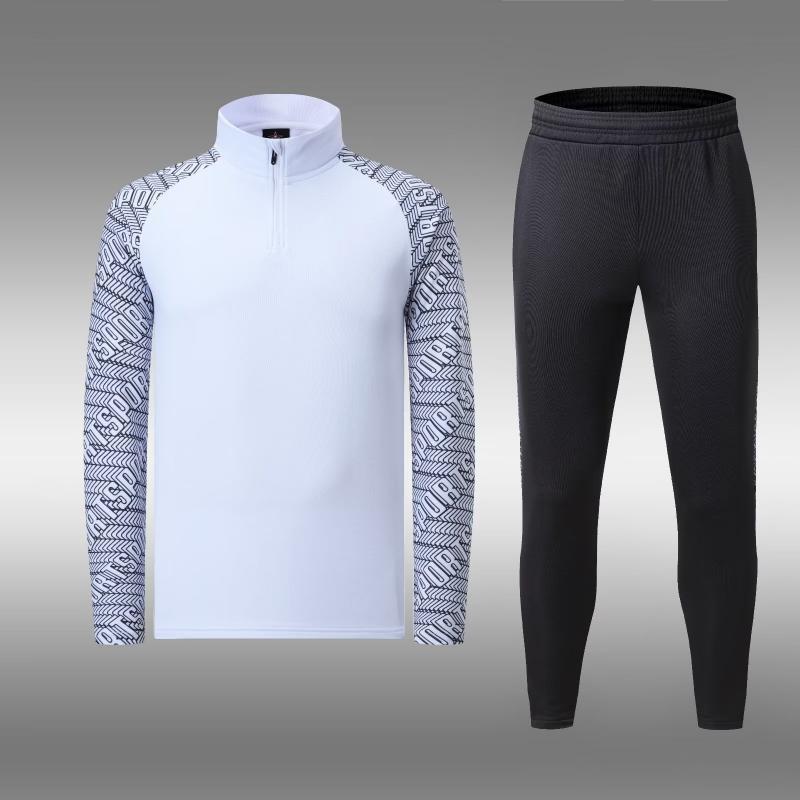 Unisex Quick-Dry Running Set Long Sleeve Athletic Top Jogging Gym Workout Fall Winter