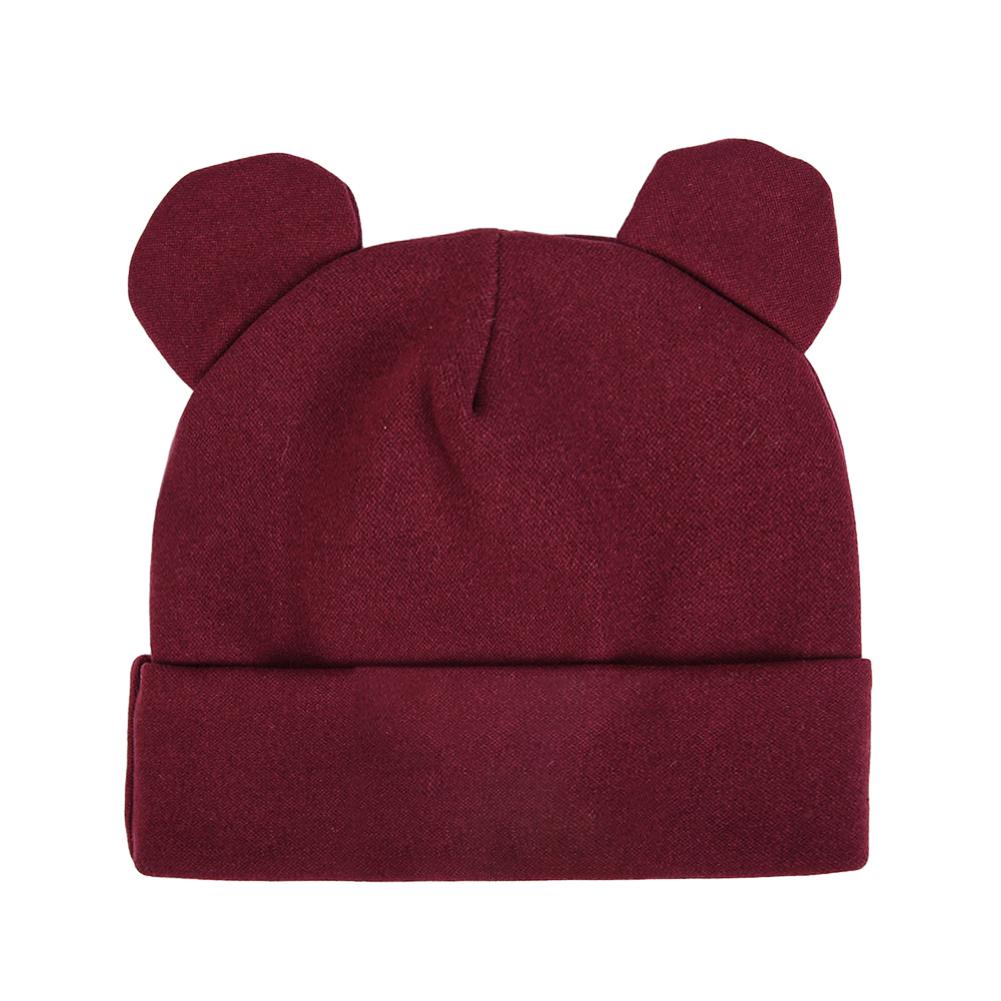 Cute Bear Ear Baby Turban Hats Autumn Winter Newboorn Boys Girls Faux Cashmere Caps Beanies Infant Bonnets Kids Warm Headwraps