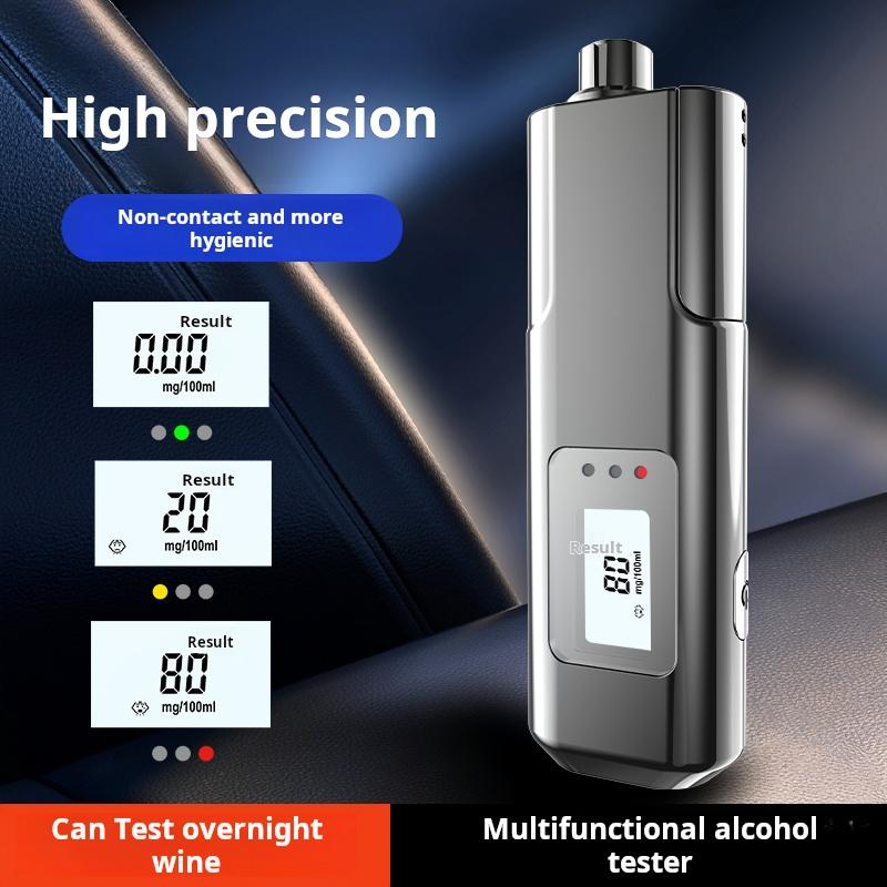 Portable Non-Contact Alcohol Tester Detector with LED Digital Display Alcoholmeter Alcohol Accuracy Breathalyzer Diagnostic Tool