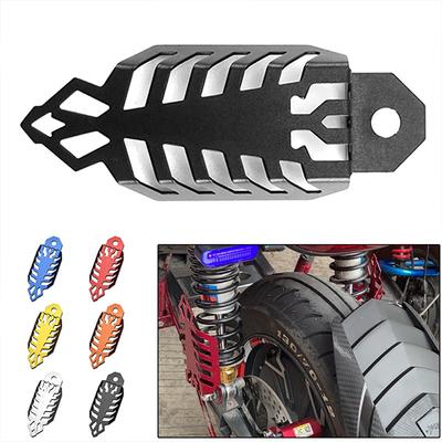 2 st Motorcykel Stötdämpare Skydd Fram Bak Gaffel Dekor Aluminium Skydd Motocross ATV Universella Modifierings Tillbehör
