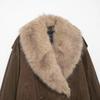 European & American Women's Faux Fur Suede Jacket Coat