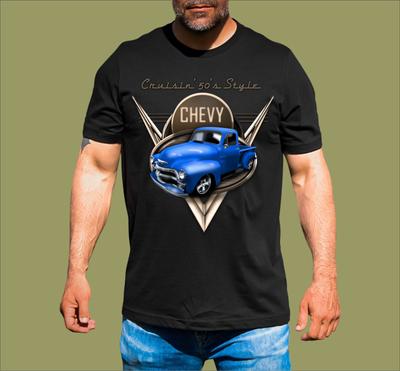 CRUISIN 50'S STYLE CHEV T-SHIRT