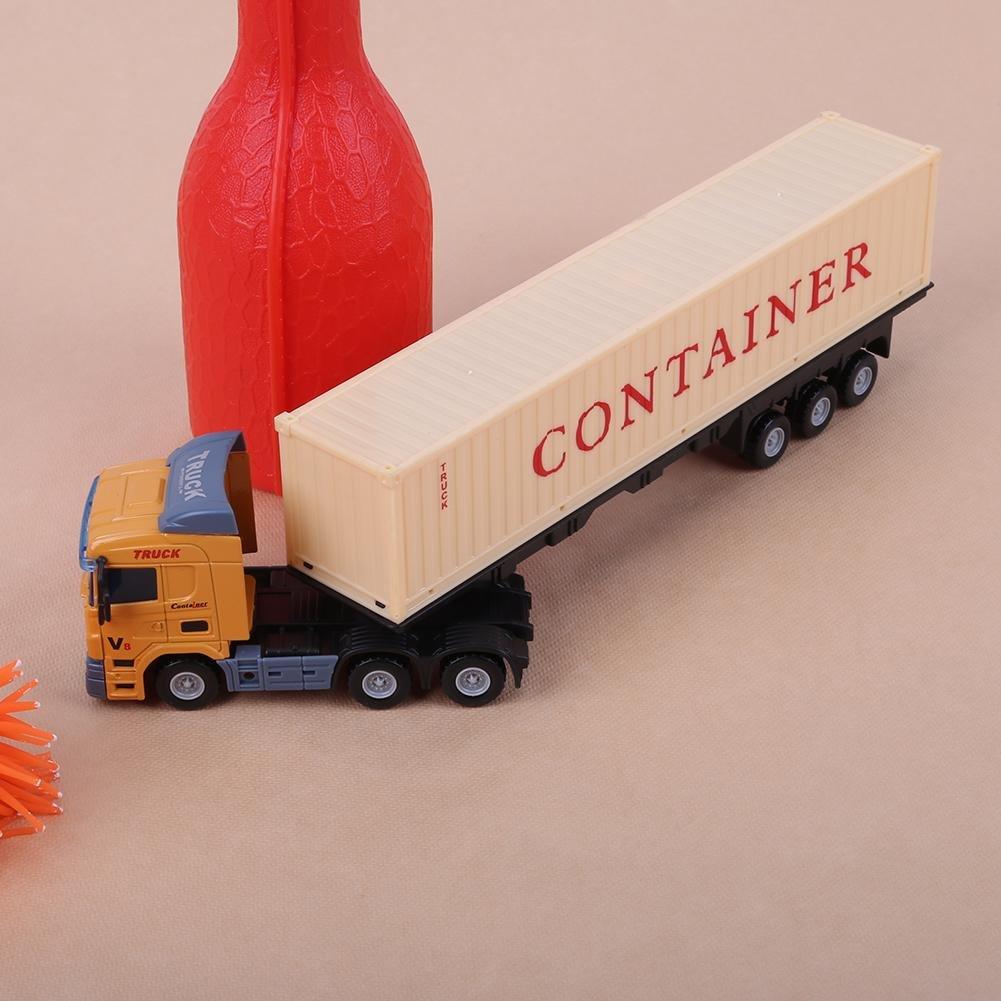 1/43 Alloy Vehicle Model Simulation Container Truck Model Kids Toy