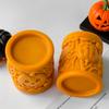 Halloween Candle Silicone Mold For Making Candle Soap Holiday Decoration Heat Resistant Cylinder Shape Silicone Mould