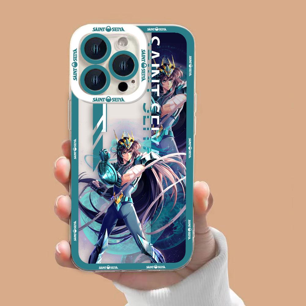 Anime S-Saint S-Seiya Clear Phone Case For Samsung Galaxy S26 S25 S24 S23 S22 S21 S20 FE PLUS ULTRA EDGE Silicone Case Shell