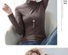 Modal High Neck Turtleneck Base Layer for Women: Elegant Long Sleeve Top for Spring, Autumn, Winter