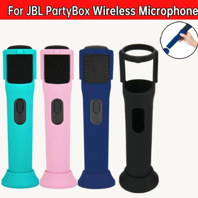 Silikonowe Etui Ochronne Stojak na Mikrofon Etui na Mikrofon dla JBL PartyBox Mikrofon Bezprzewodowy