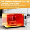 Silicone Sandwich Baking Pan Quick Heating Panini Press  Kitchen Microwave Oven Use