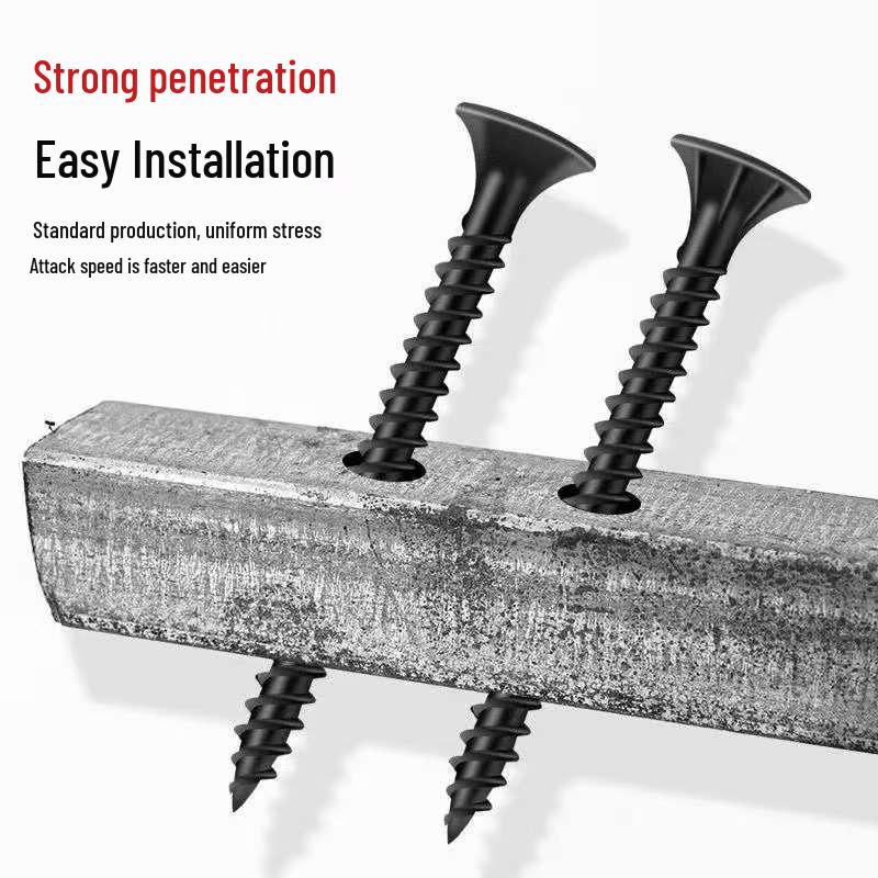 Șuruburi pentru gips-carton M3.5 de înaltă rezistență, autofiletante, cu cap încastrat Phillips plat, pentru lemn și placă de gips.