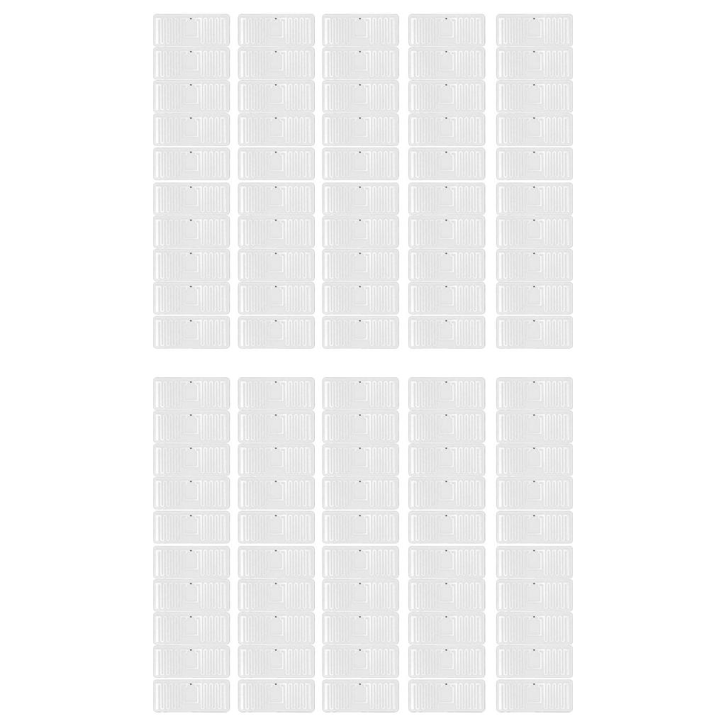 100 Pcs UHF RFID Tags 860?960MHz Km4q Chip Adhesive Inlay Label Support ISO 18000?6C EPC Class1