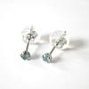 and My Jewelry Platinum Alexandrite Earrings Carat 7377 [Your Box] (Color-Changing) 0.10 [June Birthstone] [Gift Wrapped]