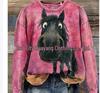 2025 3D Printed Loose Round Neck Sweatshirt - European & American Autumn Collection
