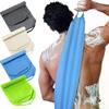 High Elasticity Frosted Long Shower Towel Shower Body Brush Bathing Massage Back Body Exfoliating Bathroom Wash Brush Bath Tools