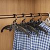 5 Pieces Retractable Portable Suit Hanger Wide Shoulder Coat Hangers Clothes Drying Rack  Suitcase