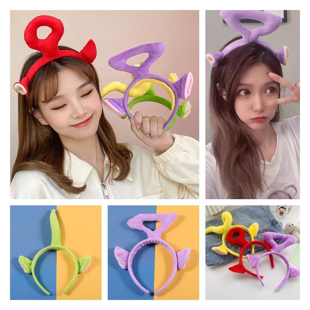 Teletubbies Plush Headband For Women Girls Soft Comfortable Party Headwear