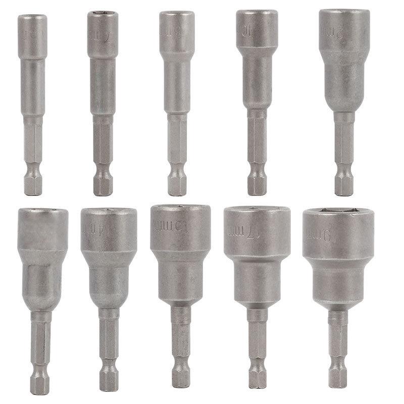 1/4'' Magnetic Hex Socket Bit Set for Electric and Cordless Impact Drivers