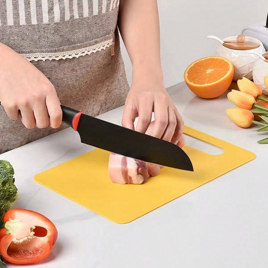 1pc Household Classification Cutting Board, Plastic Cutting Board, Baby Vegetable And Fruit Auxiliary Food Cutting Board