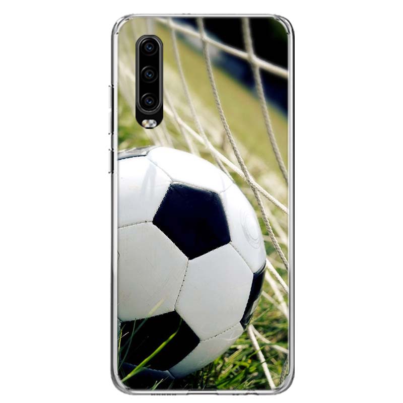 

Чехол для телефона с огненным футбольным мячом для Huawei P30 P20 P10 P40 P50 Pro Mate 20 40 30 10 Lite, популярные Fundas Art Gift Huawei P20