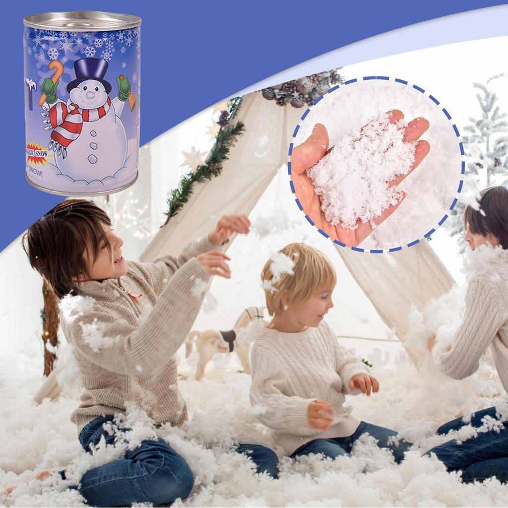 Faux Snow Creative Resin 6 Pieces White Christmas Decorations For Party Table Home Nativity Winter Festival Covering Winter