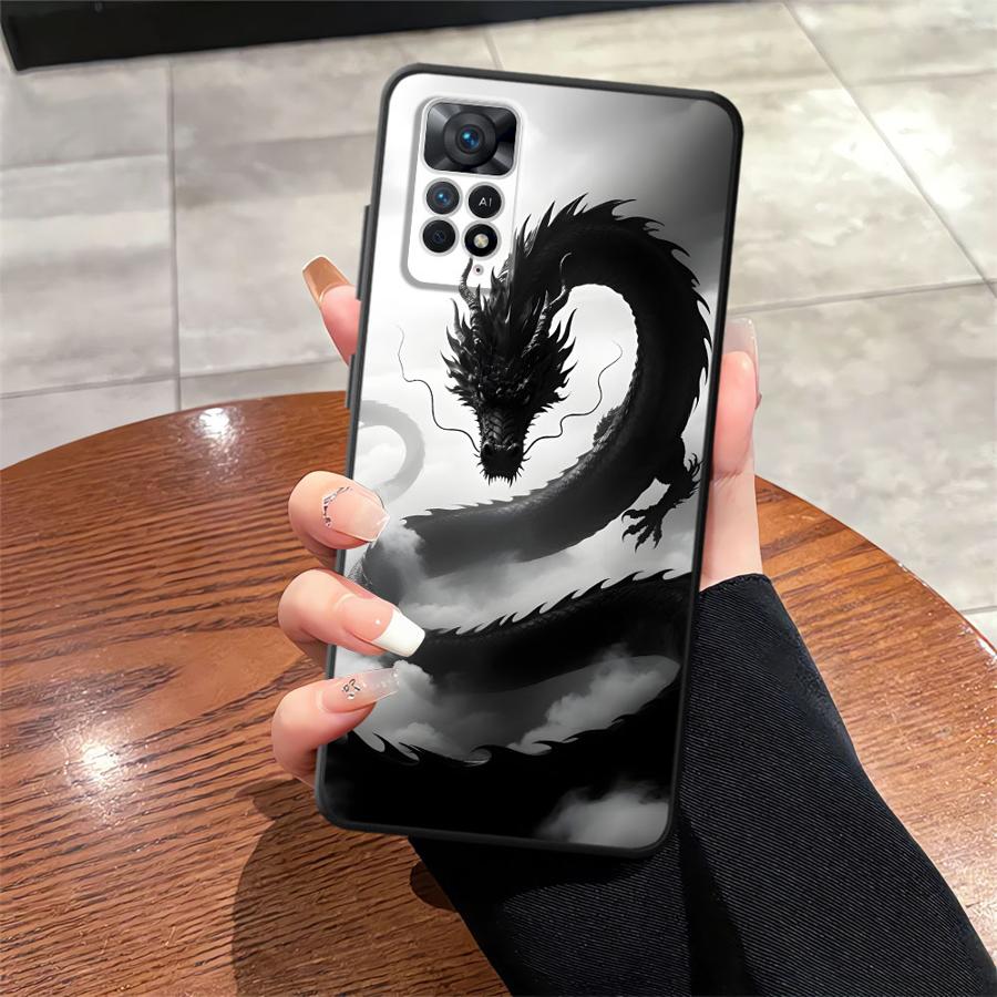 Cool Dragon Funda Phone Cover Case for Xiaomi Redmi Note 10S 9S 9 12 Pro 14 13 Pro Plus 10 11 11s 12s 7 8