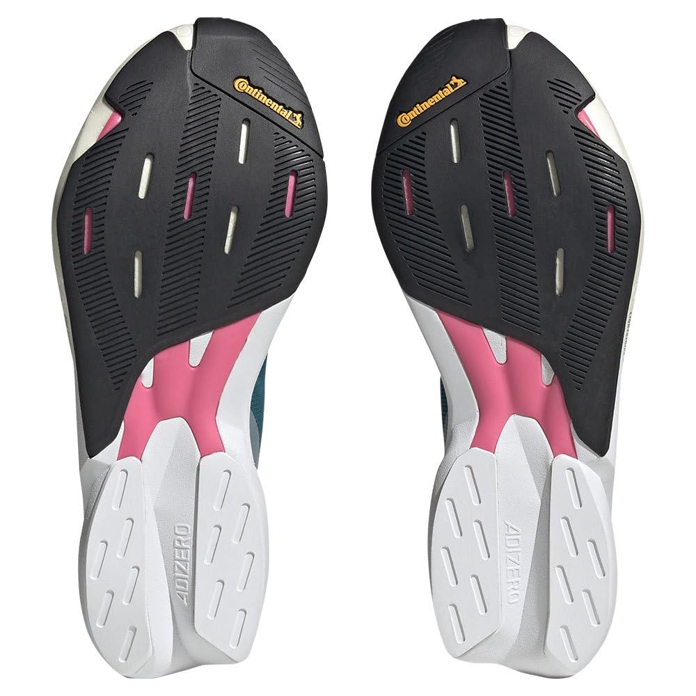 Adidas Adizero Japan 8W Women's Running Shoes, Size 23.5, Blue Gray and Lemon Yellow