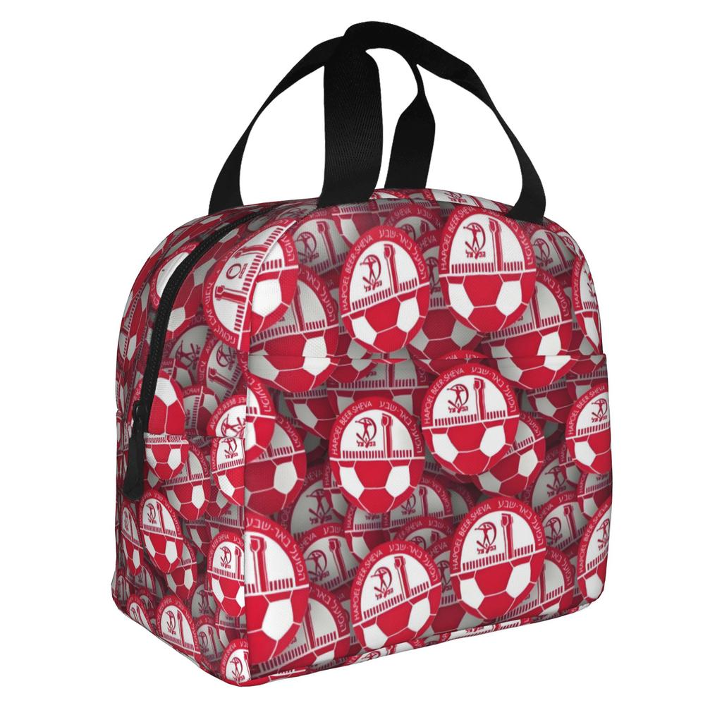 Footbally Beitar Jerusalem FC Soccer  Insulated Lunch Bag for Work School  Waterproof Cooler Thermal Lunch Box Women Men