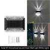 Solar LED Lights Outdoor Garden Lights Solar Step Deck Light Lamp Sunlight Courtyard Decor Solar Garden Lamp Wall Lighting