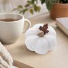 Yousheng Plush Pumpkin, with Maple Leaf Decor Halloween Decoration, 3D Pumpkin Throw Pillow, Soft Cute Harvest Festival Home