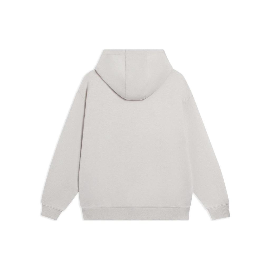 Li Ning Sweatshirts Unisex Gray Hooded Moderate Regular AWDSC97-2