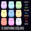 Bear Silicone Night Light Pat Pat Color-changing Light  Atmosphere Light Children's Gift