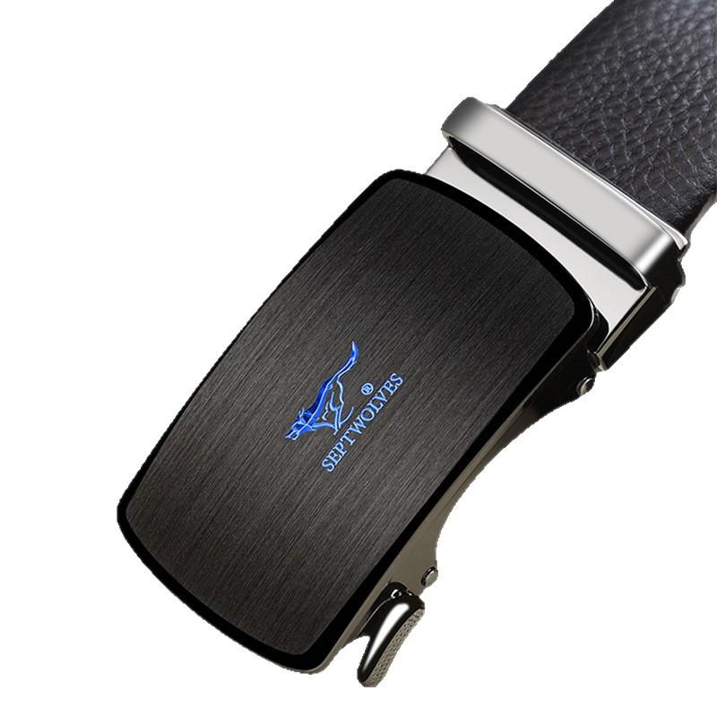 Belts for Men's High End Automatic Buckle Belt Head Layer Cowhide Belt Gift Belt New Style