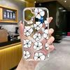 Supply Black and White Line Flower iPhone13 Magnetic Mobile Phone Case Apple 17promax Anti-drop Transparent Case 16