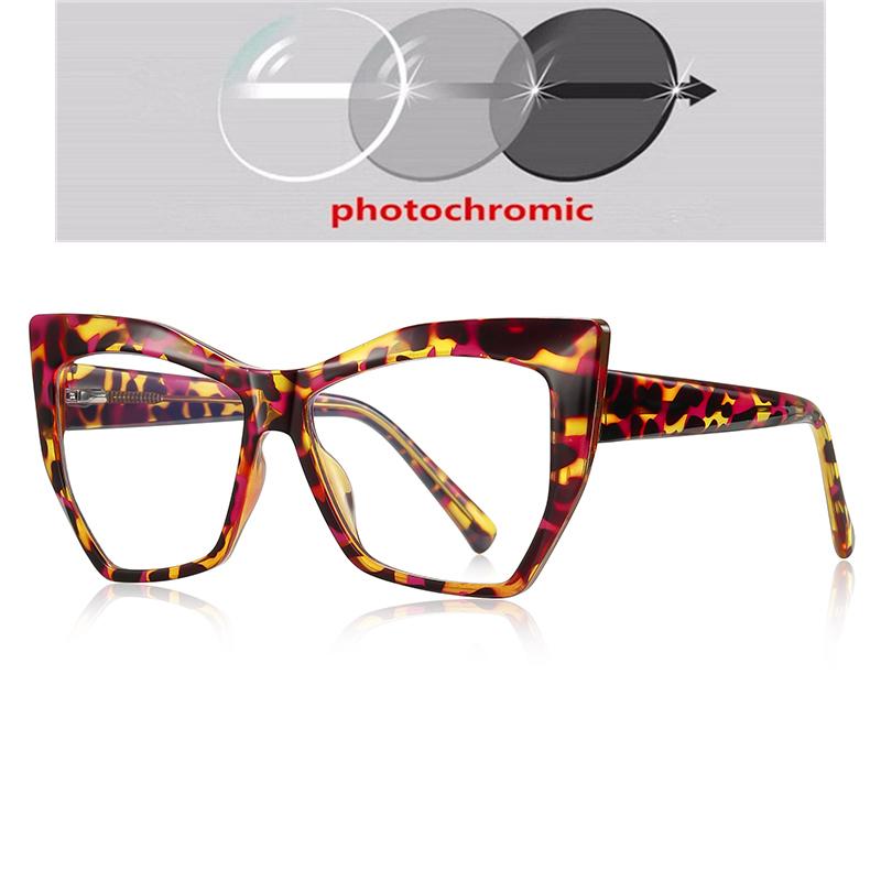 Big Frame Cat Eye Nearsighted Eyeglasses For Women TR90 Oversized Short-sight Prescription Spectacles Female 0 -0.5 -0.75 To -6.0