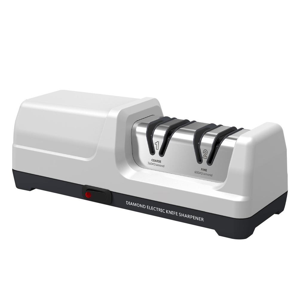 Electric Knife Sharpener Professional Sharpening Tool for Metal Ceramic Kitchen Knife 2 Stage