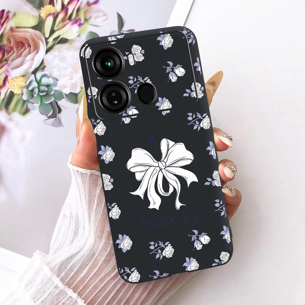 Coque Pour ITEL P40 Housse P662L Silicone Chat Mignon Mode Drôle Peinte Funda Pour P40 ITEL P 40 Coque de Téléphone